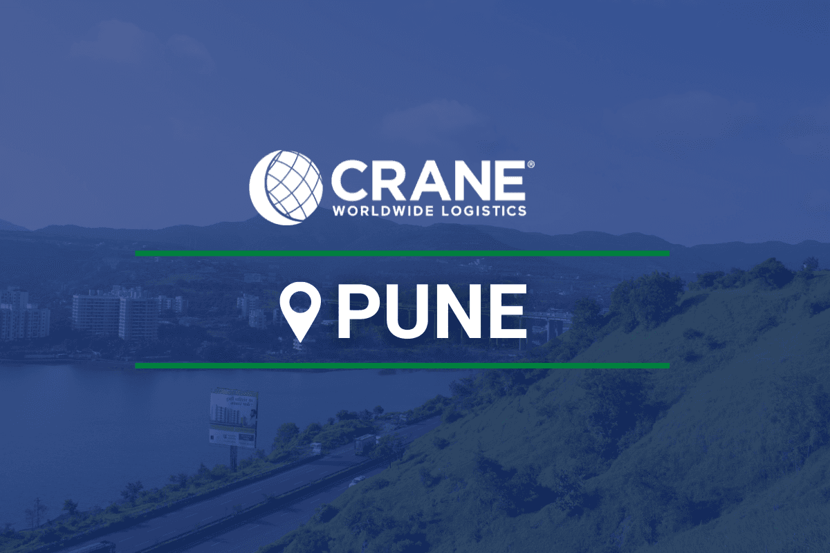 Pune, India skyline and logistics gateway