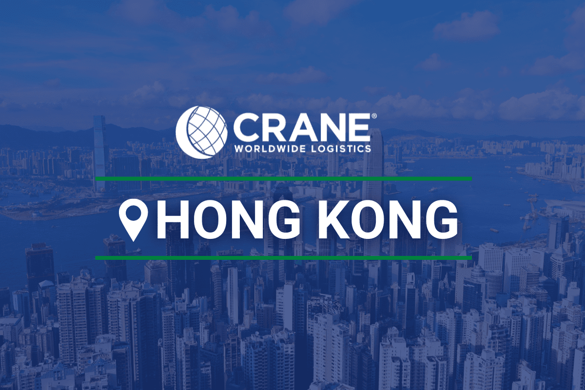Hong Kong, P.r China skyline and logistics gateway