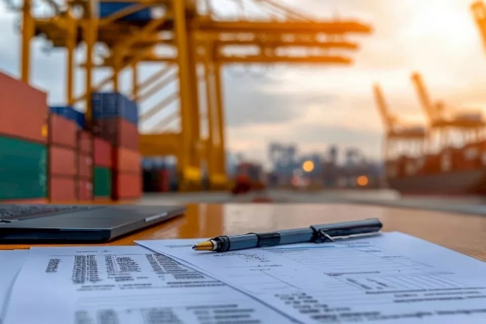 Trade advisory team reviewing tariff response and customs support
